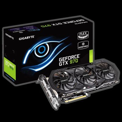 Лот: 9958687. Фото: 1. GTX 970 windforce (гарантия до... Видеокарты