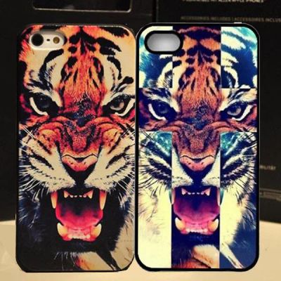 Лот: 4919310. Фото: 1. iPhone 5 5s чехол тигры. Чехлы, бамперы