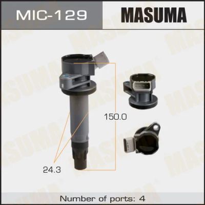 Лот: 18607347. Фото: 1. Катушка зажигания masuma mira... Электрооборудование