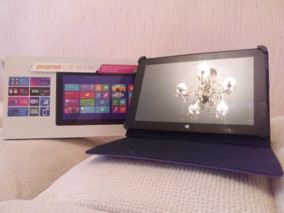 Лот: 6095125. Фото: 1. Планшет Digma EVE 10.3 3G (черный... Планшеты