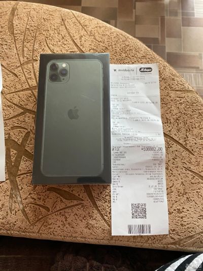 Лот: 16323223. Фото: 1. iPhone 11pro max 256 новый чек. Смартфоны