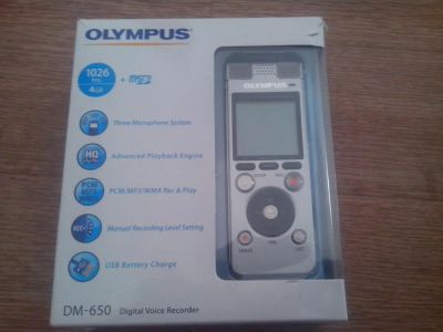Лот: 6478070. Фото: 1. Диктофон Olympus DM-650. Диктофоны