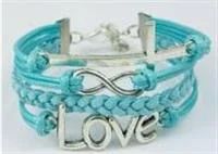 Лот: 3317974. Фото: 1. Браслет бесконечность, love. Браслеты
