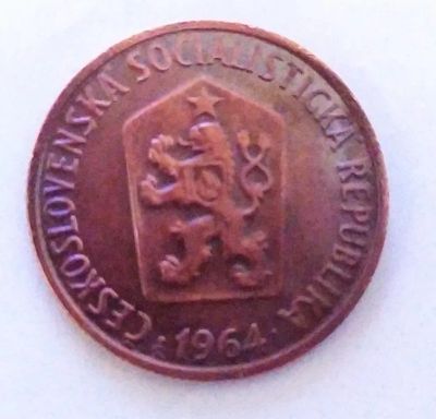 Лот: 25396804. Фото: 1. Чехословакия 50 геллеров 1964. Европа