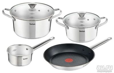 Лот: 14542466. Фото: 1. Набор посуды Tefal Simpleo B815S614. Кастрюли