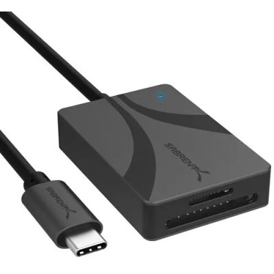Лот: 23341368. Фото: 1. Картридер Sabrent Dual-Slot SDXC... USB-флеш карты