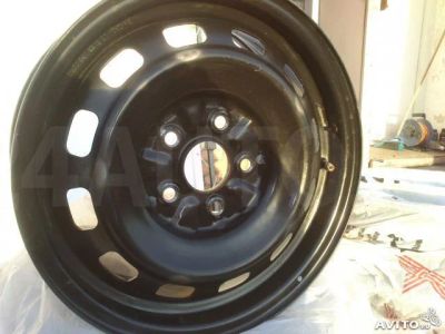 Лот: 4084191. Фото: 1. R14 5х100 Штамповка Toyota. Диски