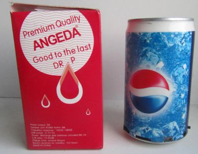 Лот: 14800388. Фото: 1. МР3 колонка с FM радио PEPSI. Портативные, беспроводные колонки