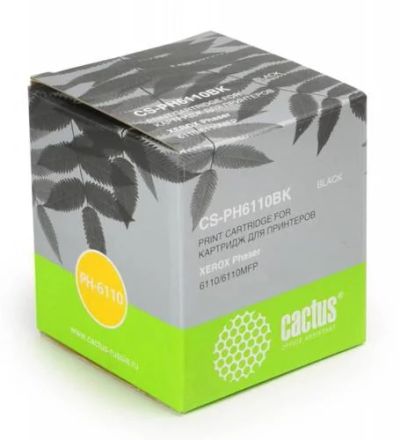 Лот: 5181026. Фото: 1. Картридж лазерный Cactus CS-PH6110BK... Картриджи, расходные материалы