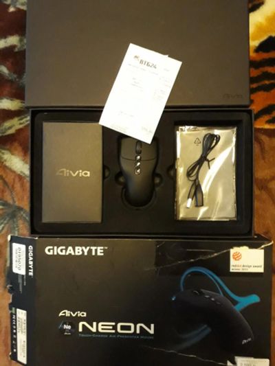 Лот: 10071481. Фото: 1. Мышь беспроводная Gigabyte Aivia... Клавиатуры и мыши