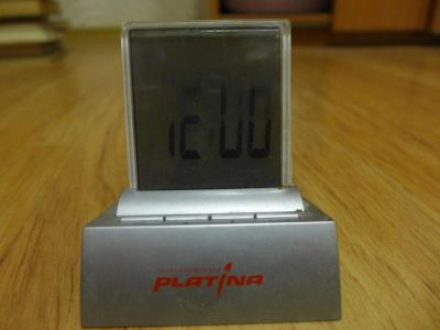 Лот: 6992856. Фото: 1. Часы настольные электронные Platina... Часы настенные, настольные