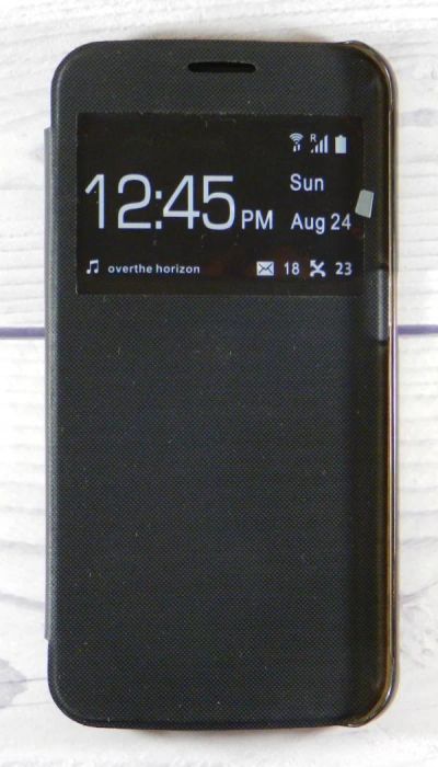 Лот: 7264328. Фото: 1. MaxCase чехол - книжка с окном... Чехлы, бамперы