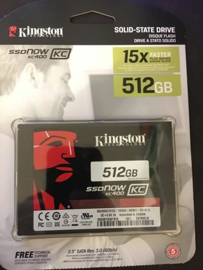 Лот: 11984658. Фото: 1. SSD Kingston 512GB SKC400S37/512G... SSD-накопители