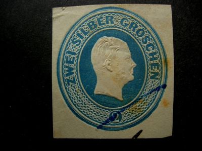 Лот: 6709775. Фото: 1. Пруссия вырезка из цельной веши... Марки