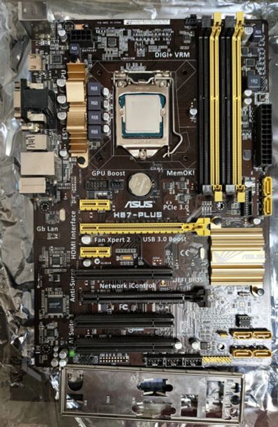 Лот: 25023732. Фото: 1. Комплект: материнская плата ASUS... Комплекты запчастей