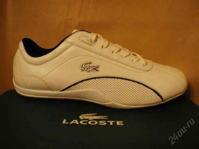 Лот: 5932246. Фото: 1. Туфли спорт кожа Lacoste р.42eur41rus. Кеды, кроссовки, слипоны