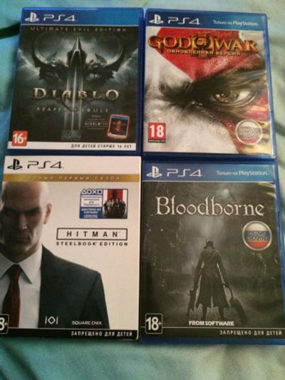 Лот: 11194648. Фото: 1. Diablo 3 / Bloodborne / God of... Игры для консолей