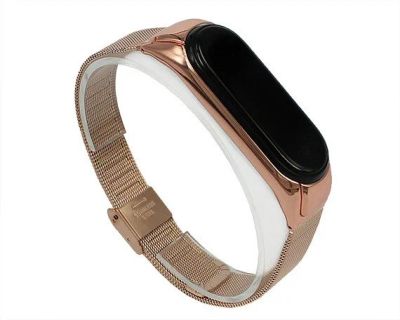 Лот: 20885984. Фото: 1. Ремешок Xiaomi Mi Band 3/4 стальной... Смарт-часы, фитнес-браслеты, аксессуары