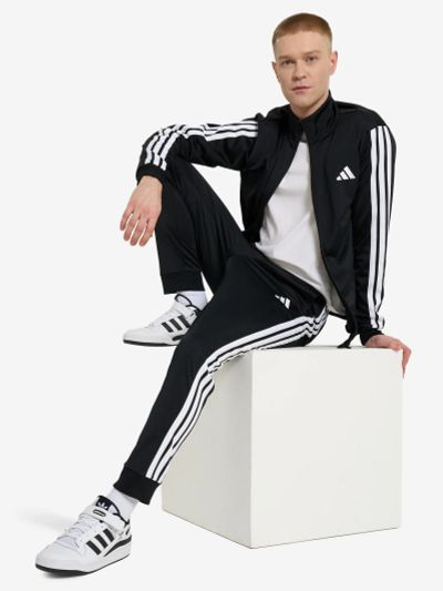 Лот: 25225456. Фото: 1. Костюм мужской adidas, Черный. Спортивные костюмы