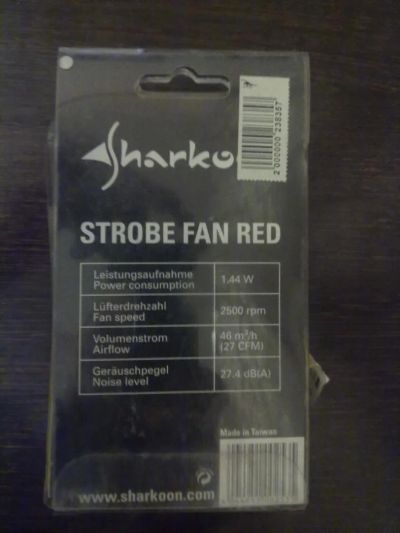 Лот: 4954694. Фото: 1. Вентилятор Sharkoon Strobe Fan... Электрооборудование