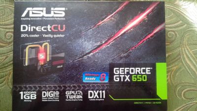 Лот: 5673205. Фото: 1. Видеокарта Asus geforce gtx650. Видеокарты