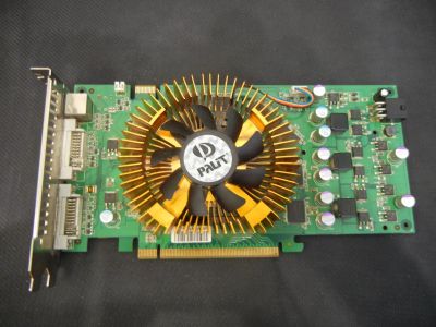Лот: 12736490. Фото: 1. Palit 9600 gso 768 Мб GDDR3. Видеокарты
