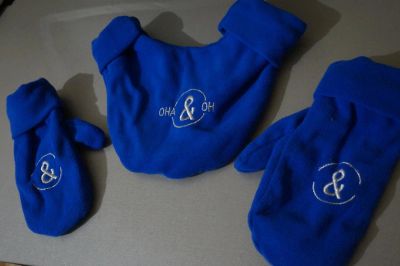 Лот: 9557681. Фото: 1. Варежки для пары (для влюбленных... Перчатки, варежки, митенки