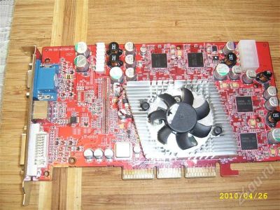 Лот: 334236. Фото: 1. AGP ATI RADEON 9800PRO 128 МБ... Видеокарты