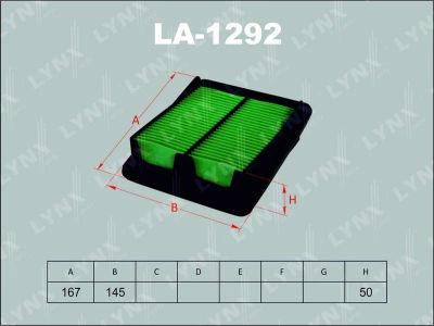 Лот: 13356998. Фото: 1. Lynx LA-1292 Воздушный фильтр. Расходные материалы