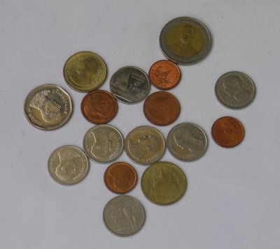 Лот: 9936076. Фото: 1. Монеты Таиланд, тайские баты... Азия
