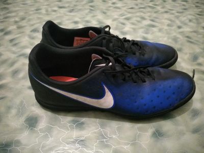 Лот: 12741811. Фото: 1. Бутсы/Грунты Nike Magista Черно-Синие. Кеды, кроссовки, слипоны
