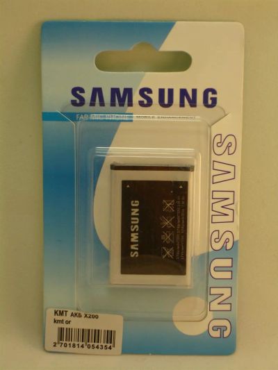 Лот: 3721003. Фото: 1. АКБ (блистер) Samsung X200. Аккумуляторы