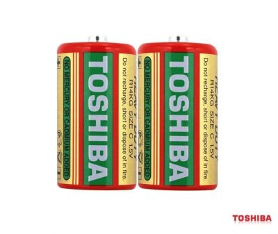 Лот: 18959457. Фото: 1. Батарейка Toshiba R14 C 16245. Батарейки, аккумуляторы, элементы питания