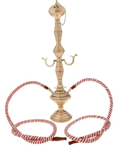 Лот: 3473161. Фото: 1. кальян с двумя трубками 58 см. Аксессуары и запчасти для кальянов