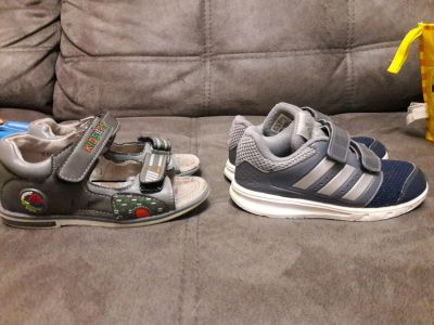 Лот: 14553713. Фото: 1. Кроссовки Adidas и сандалии. Кеды, кроссовки