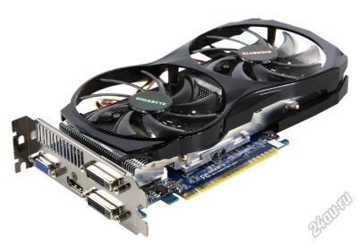 Лот: 5543080. Фото: 1. 2Gb PCI-E DDR-5 Gigabyte GV-N65TOC-2GI... Видеокарты