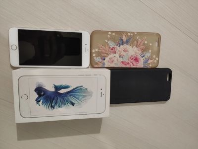 Лот: 15420837. Фото: 1. Iphone 6s plus 64gb silver. Смартфоны