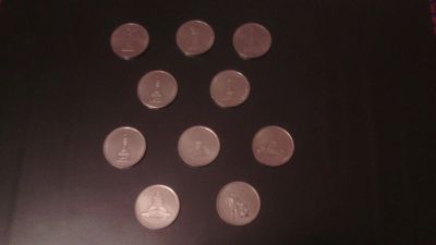 Лот: 8333703. Фото: 1. Набор монет 5 рублей. Россия после 1991 года