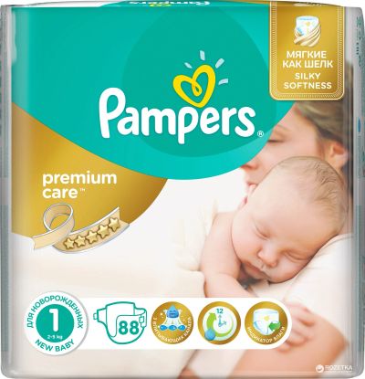 Лот: 11862283. Фото: 1. Pampers premium care 1. Детская гигиена
