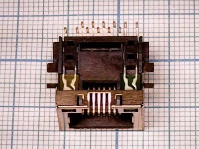 Лот: 12286744. Фото: 1. Разъём RJ-45 №35 female. Разъёмы