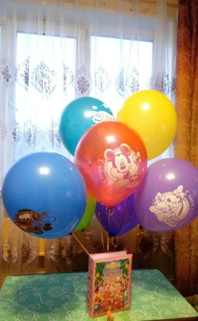 Лот: 9283530. Фото: 1. Гелиевые шары 12" = 30 см. (гелевые... Воздушные шары
