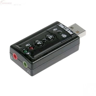 Лот: 6683624. Фото: 1. Звуковая карта USB 7.1ch. Звуковые карты