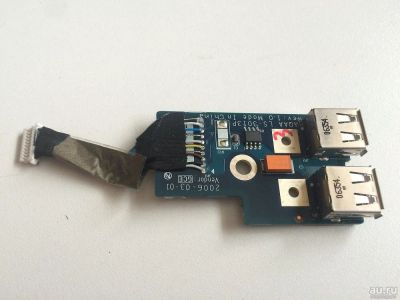 Лот: 17082001. Фото: 1. Плата ls-3013p с разьемами USB... Платы расширения, контроллеры, доп. порты
