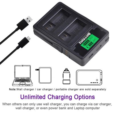 Лот: 17413877. Фото: 1. Зарядное устройство USB для 2x... Аккумуляторы, зарядные