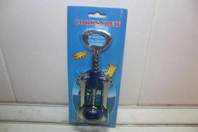 Лот: 3424043. Фото: 1. Штопор Синий Новый. Столовые приборы, ножи