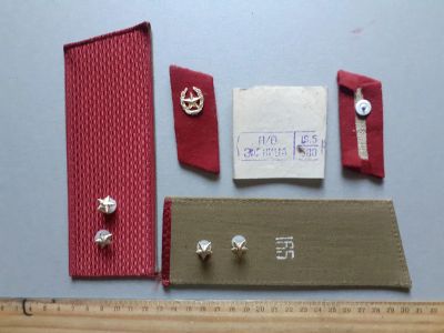 Лот: 25733830. Фото: 1. погоны+петлицы прапорщика ВВ СССР... Нашивки, шевроны, погоны