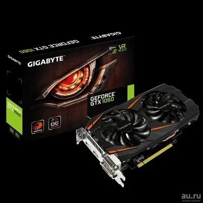 Лот: 9937738. Фото: 1. GTX1060 6Gb Gigabyte WindForce... Видеокарты