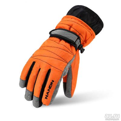 Лот: 14939105. Фото: 1. Горнолыжные перчатки N & N | Оранжевый... Перчатки