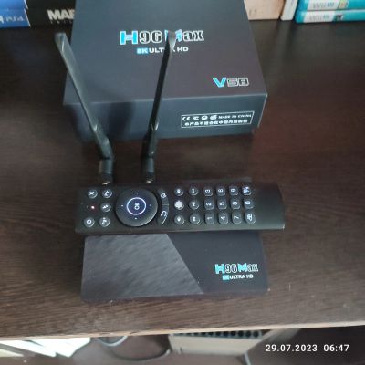 Лот: 20632707. Фото: 1. Android TV Box H96 MAX V58 8 ГБ... Медиаплееры