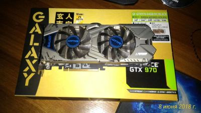 Лот: 11637639. Фото: 1. Galaxy (KFA2) GeForce GTX970... Видеокарты